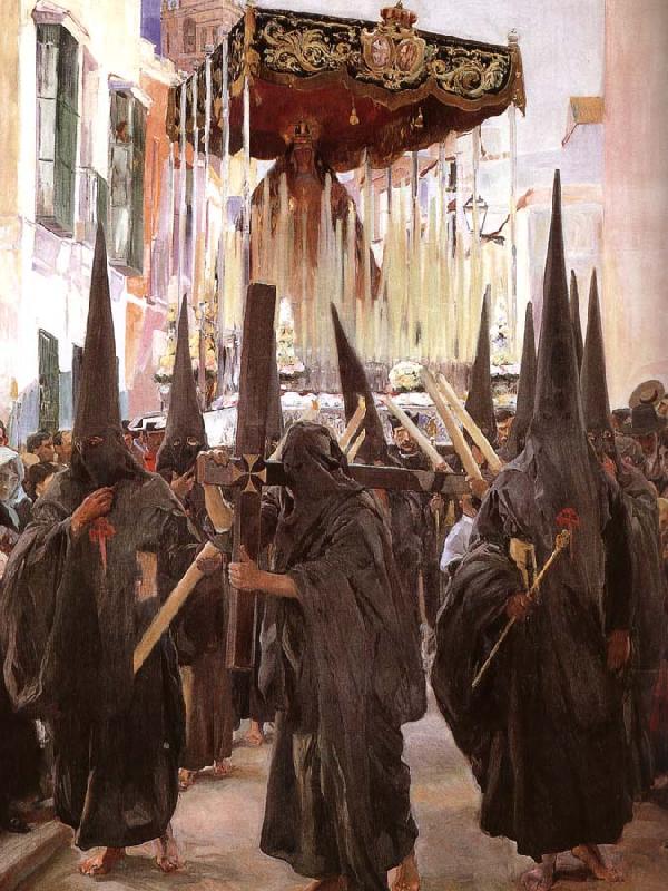 Joaquin Sorolla Seville s Holy Week oil painting image